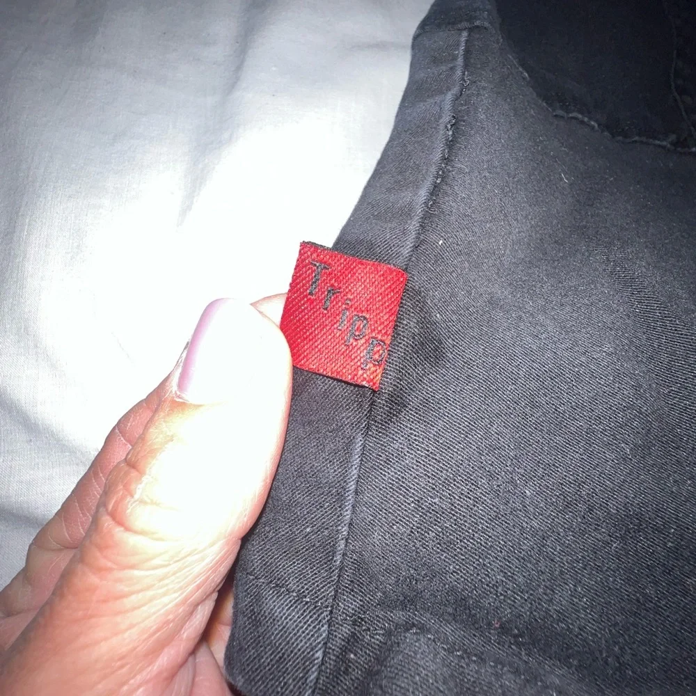 Tripp NYC Black Mini with D ring corset, detachable rings for corset. Goth RARE - Picture 5 of 8